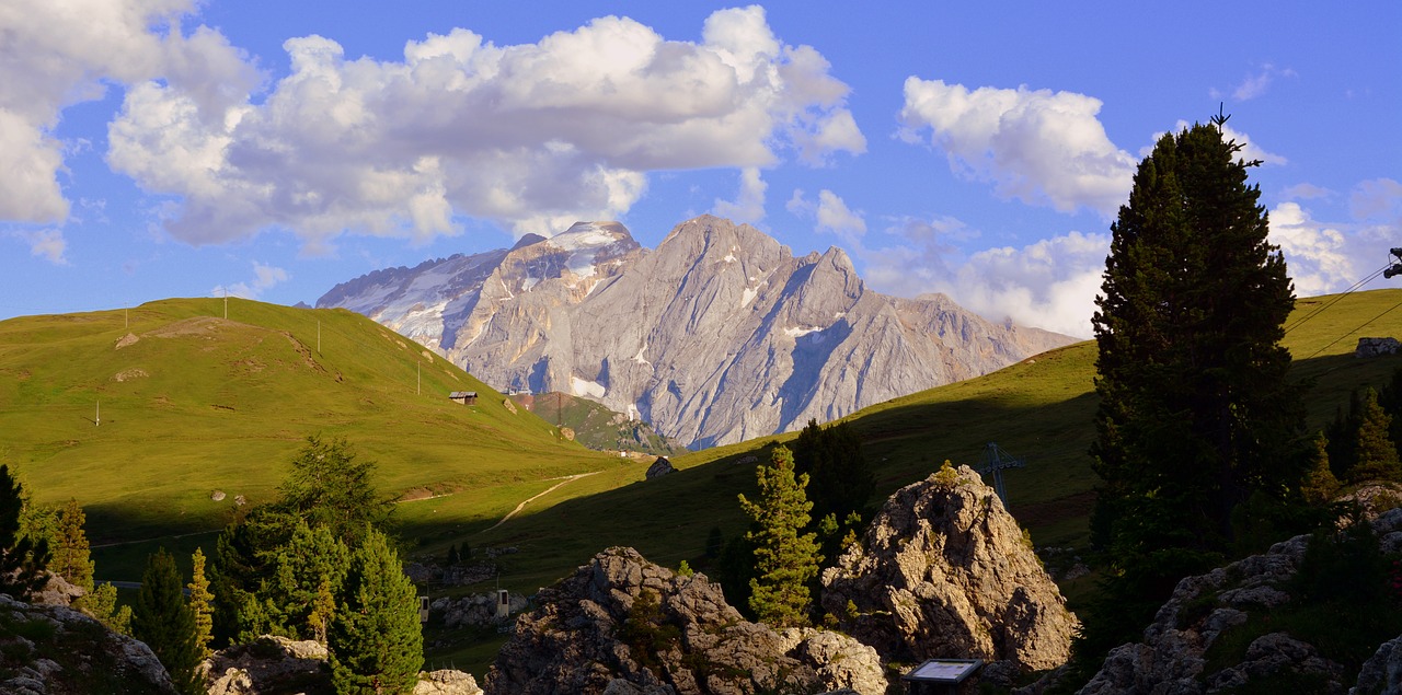 Dolomitai, Marmolada, Ledynas, Kraštovaizdis, Italy, Prato, Debesys, Dangus, Nemokamos Nuotraukos,  Nemokama Licenzija