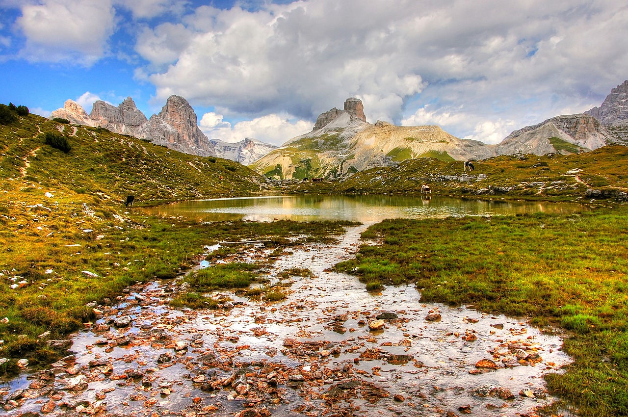 Dolomitai, Kalnai, Italy, South Tyrol, Alpių, Vaizdas, Gamta, Kraštovaizdis, Rokas, Alpių Panorama