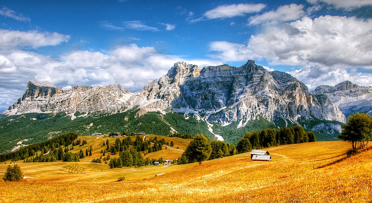 Dolomitai, Kalnai, Italy, South Tyrol, Alpių, Vaizdas, Gamta, Kraštovaizdis, Rokas, Alpių Panorama