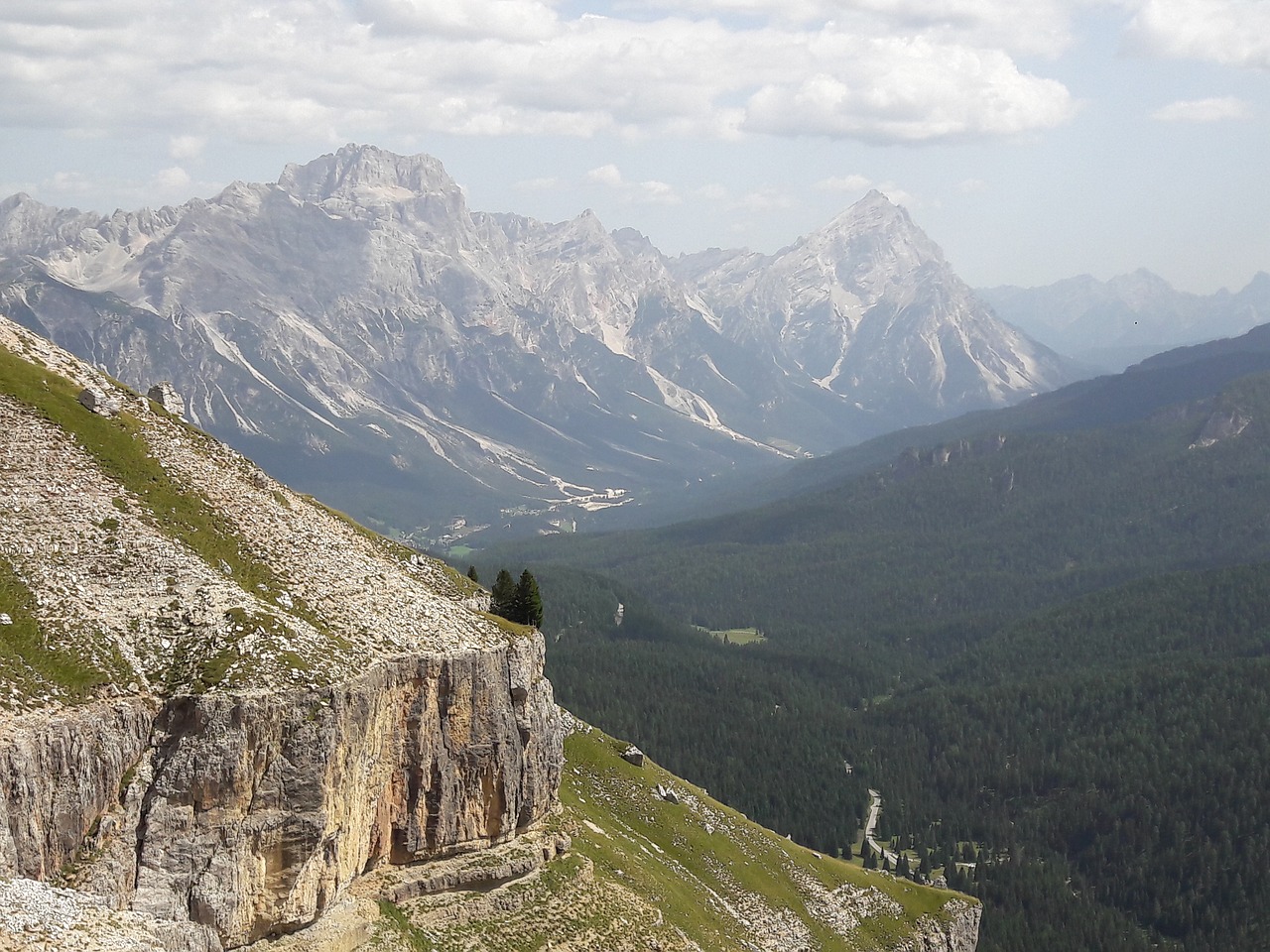 Dolomitai, Kalnai, Nuolydis, Alpe, Alpių Panorama, Val Gardena, Panorama, Kalnų Peizažas, Rokas, South Tyrol