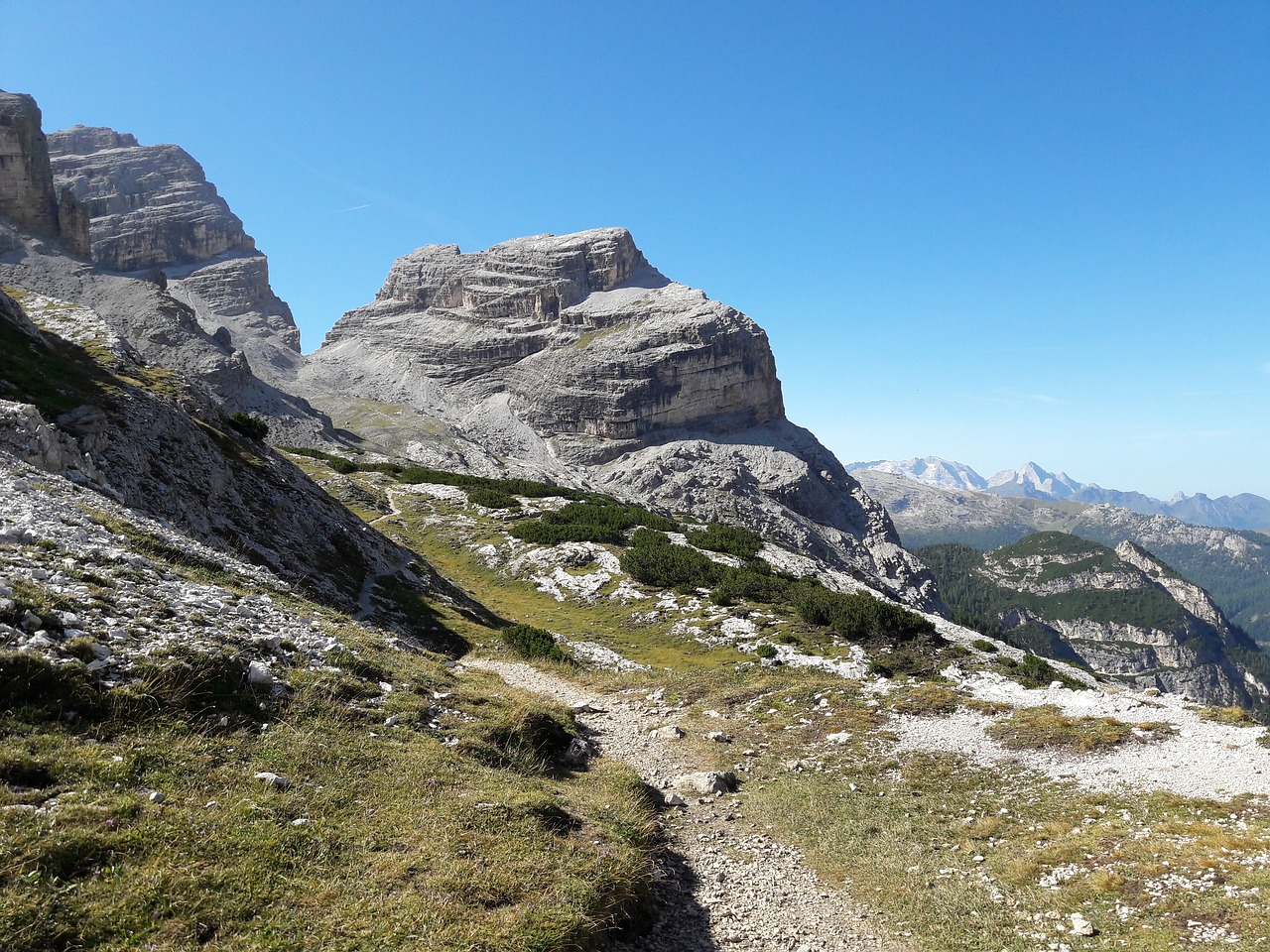 Dolomitai, Kalnai, Takas, Alpių, South Tyrol, Alpių Panorama, Vaizdas, Kalnų Praėjimas, Kalnų Peizažas, Nemokamos Nuotraukos