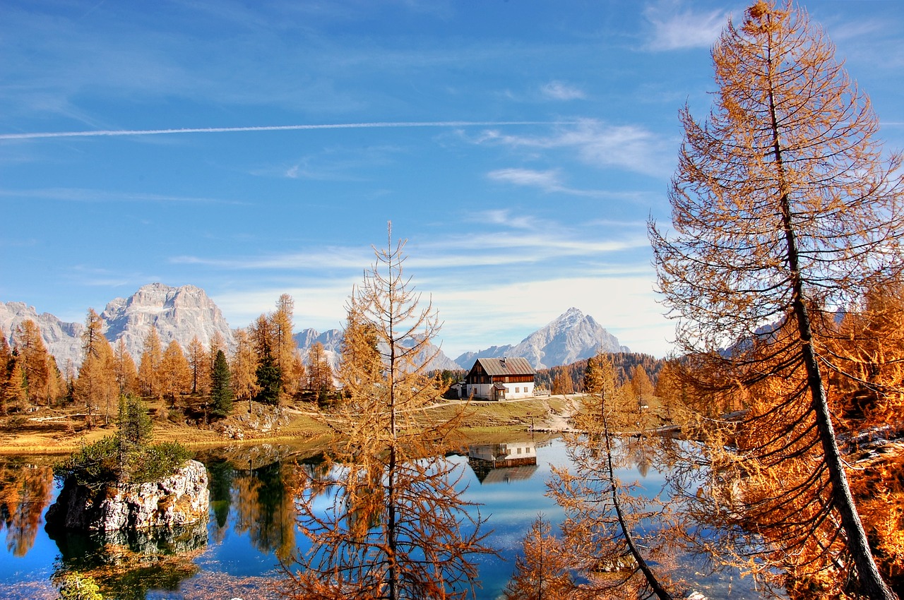 Dolomitai, Kalnai, Italy, Alpių, Vaizdas, Gamta, Ežeras, Kraštovaizdis, Rokas, Alpių Panorama