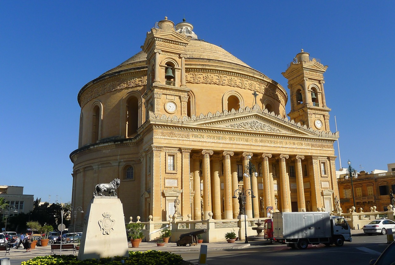 Dom, Kupolas, Malta, Bažnyčia, Religija, Krikščionybė, Architektūra, Viduržemio Jūros, Kelionė, Nemokamos Nuotraukos