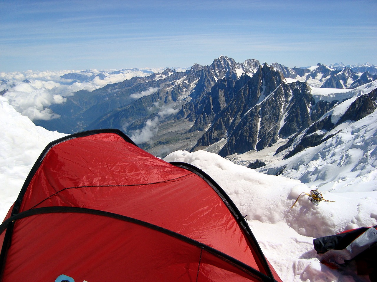 Dome Du Gouter, Mont Blanc, Alpės, France, Aukštas, Mėlynas, Rokas, Nemokamos Nuotraukos,  Nemokama Licenzija
