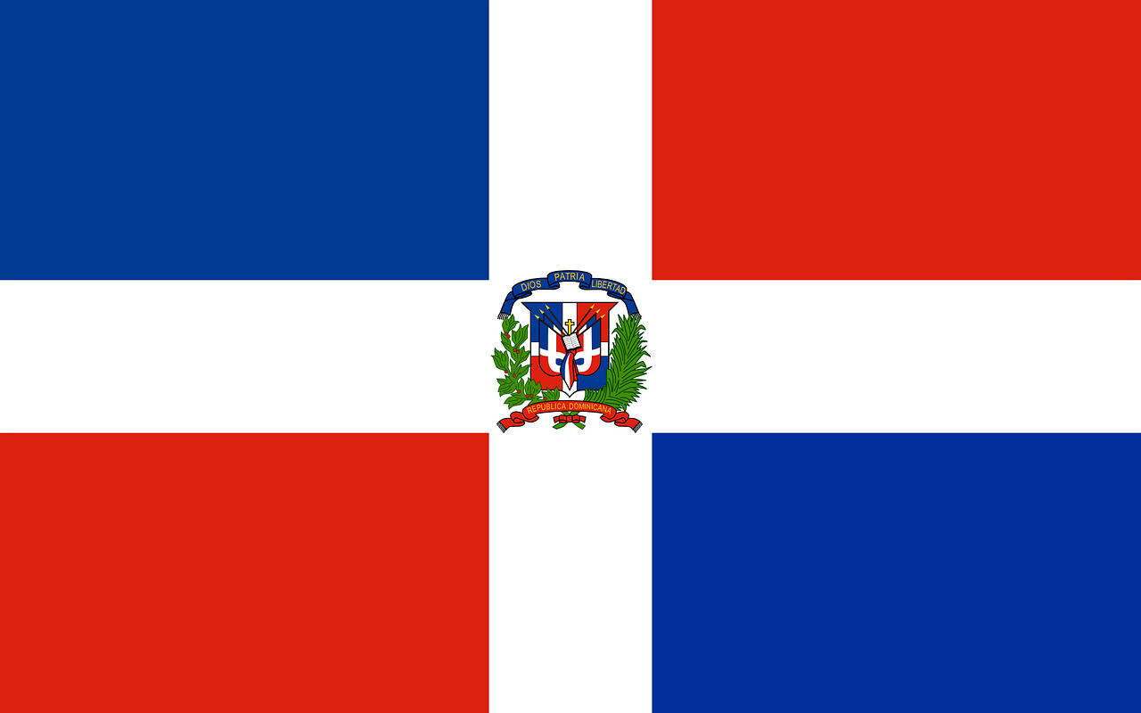 Dominican, Vėliava, Respublika, Simbolis, Tauta, Šalis, Piktograma, Karibai, Nacionalinis, Nemokama Vektorinė Grafika