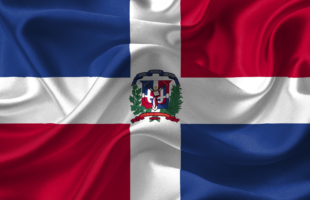 Dominikos Respublika, Vėliava, Šalis, Amerikietis, Tauta, Nacionalinis, Simbolis, Šalyse, Dominikonų Vėliava, Karibai