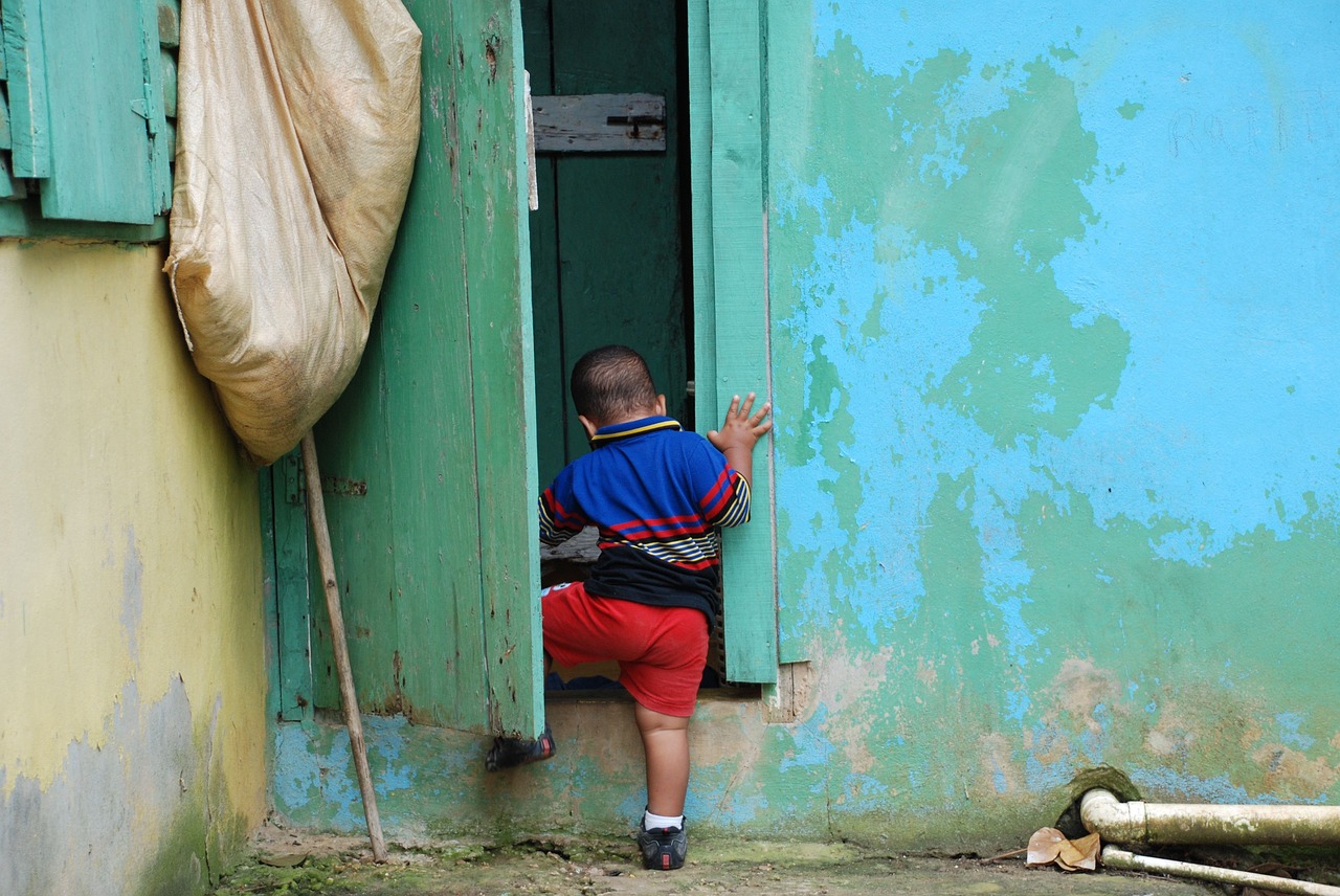 Dominikos Respublika, Vaikai, Tipiškas Namas, Nemokamos Nuotraukos,  Nemokama Licenzija