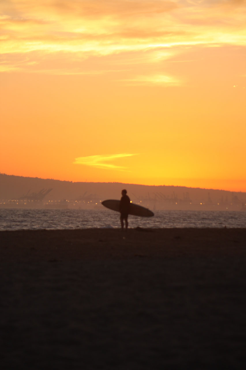 Surfer,  Sesija,  Saulėlydis,  Debesys,  Auksas,  Papludimys,  Krantas,  Kalifornija,  Vandenynas,  Ramiojo Vandenyno Regionas