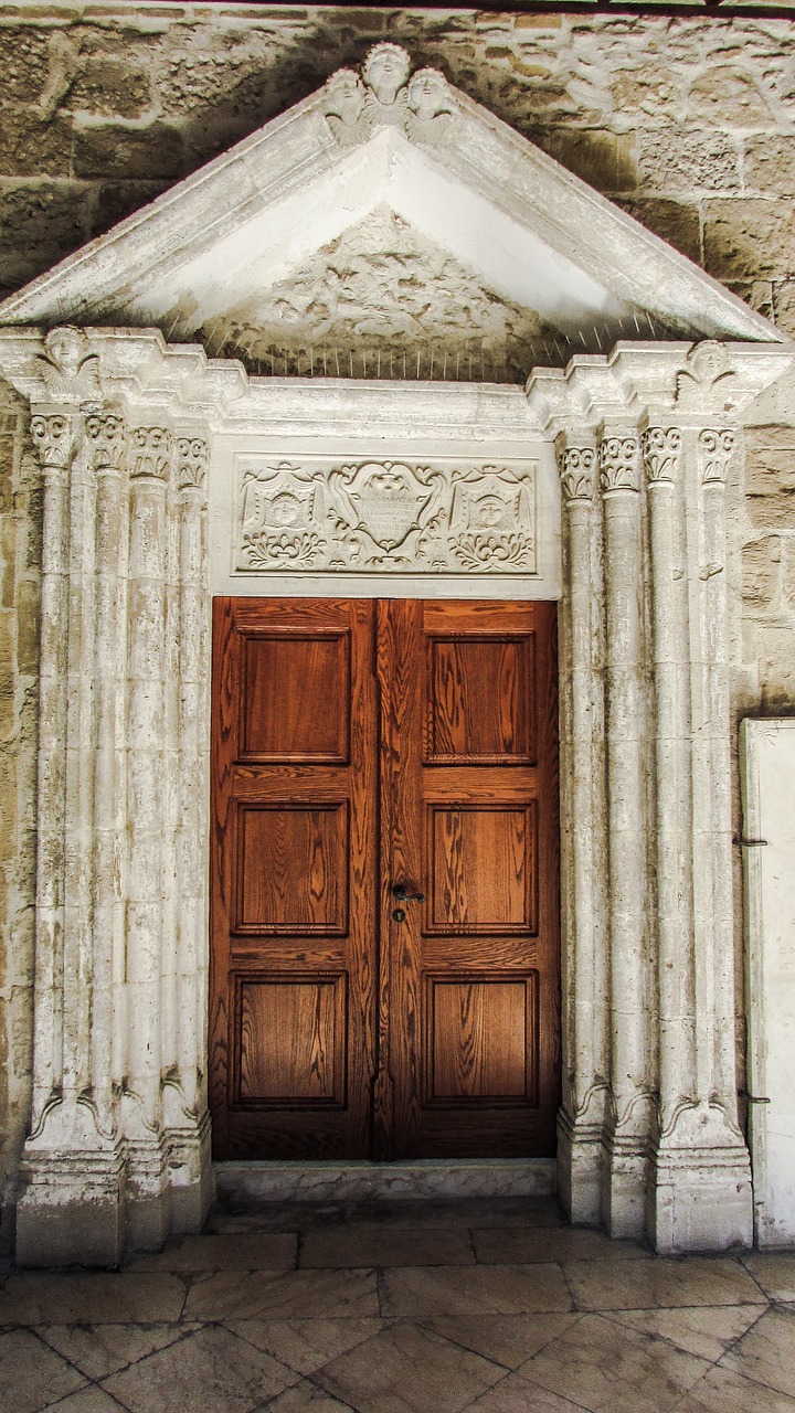 Durys, Vartai, Įėjimas, Bažnyčia, Ortodoksas, Religija, Panagia Chrysopolitissa, Larnaka, Kipras, Nemokamos Nuotraukos