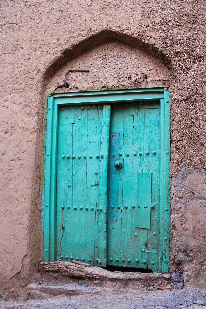 Durys,  Durų,  Architektūra,  Įėjimas,  Siena,  Al Hamra,  Nizwa,  Oman,  400 Metų,  Kaimas