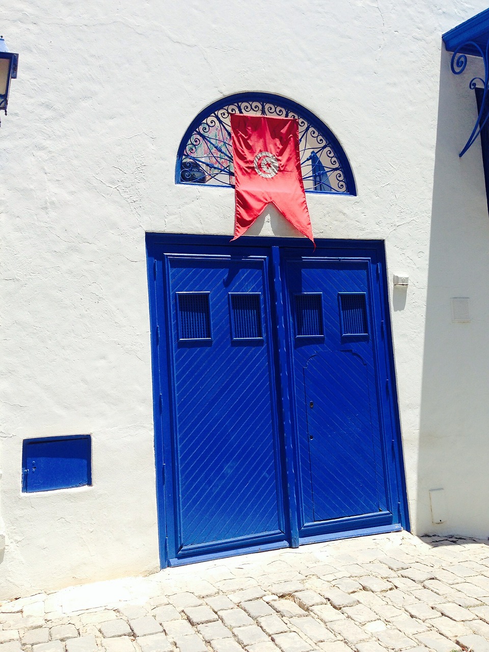 Durys, Tikslas, Tunisas, Vėliava, Įvestis, Namo Įėjimas, Priekinės Durys, Portalas, Islamas, Namai