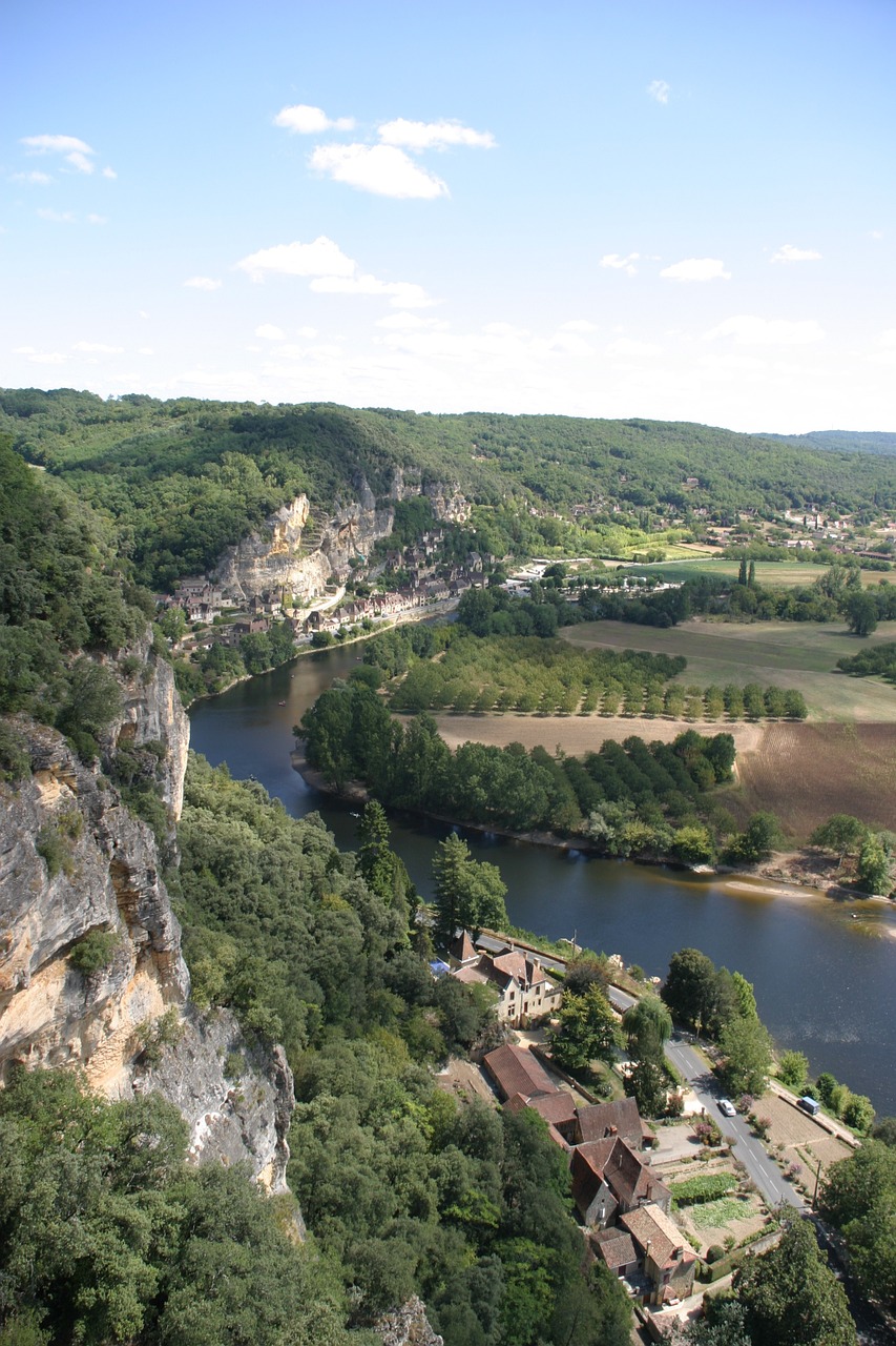 Dordogne, Upė, Kraštovaizdis, France, Į Pietus Nuo Prancūzijos, Nemokamos Nuotraukos,  Nemokama Licenzija