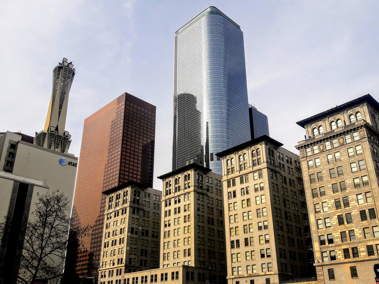 Downtown Los Angeles, Pastatai, Miesto Panorama, Dangoraižiai, Didelis Miestas, Miesto, Architektūra, Panoraminis, Miestas, Panorama