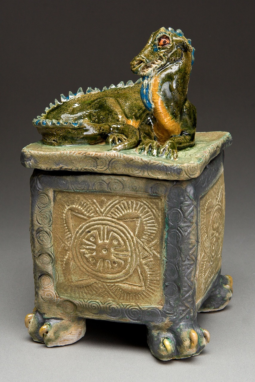 Drakonas, Keramika, Skulptūra, Nemokamos Nuotraukos,  Nemokama Licenzija