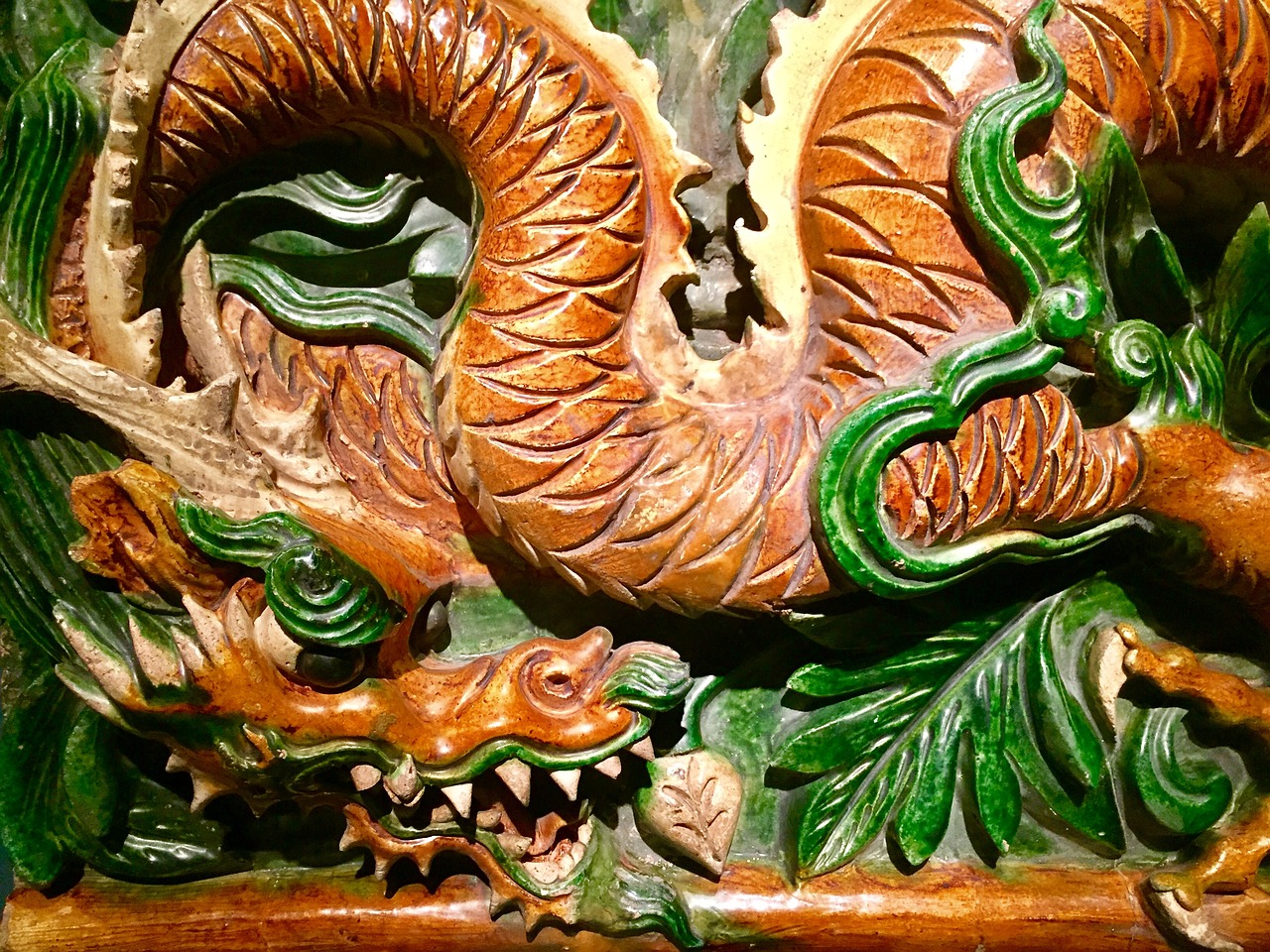 Drakonas, Kinija, Keramika, Kinai, Asija, Tradicinis, Gyvūnas, Dizainas, Rytietiškas, Nemokamos Nuotraukos