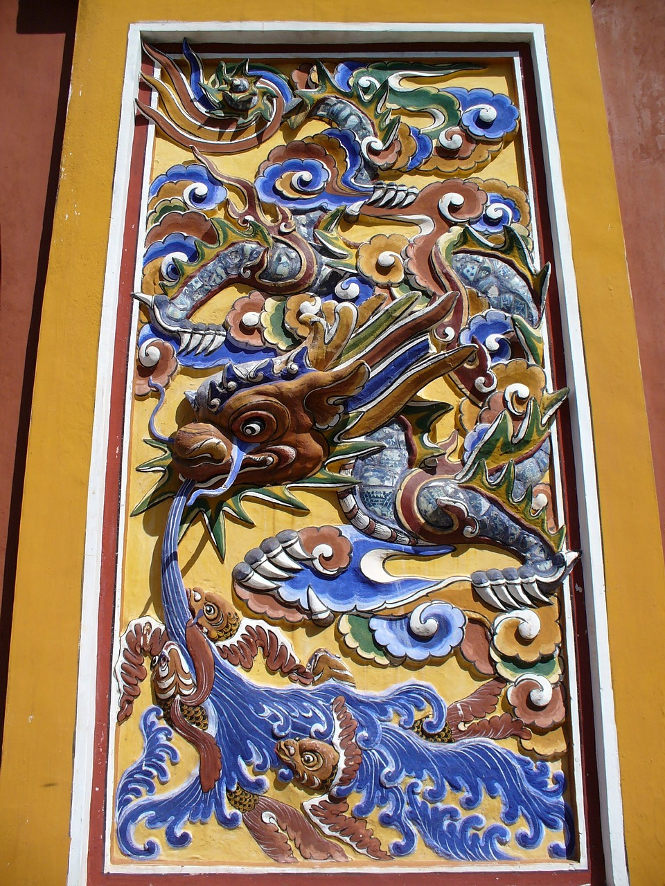Drakonas, Palengvėjimas, Vietnamas, Ornamentas, Asija, Nemokamos Nuotraukos,  Nemokama Licenzija