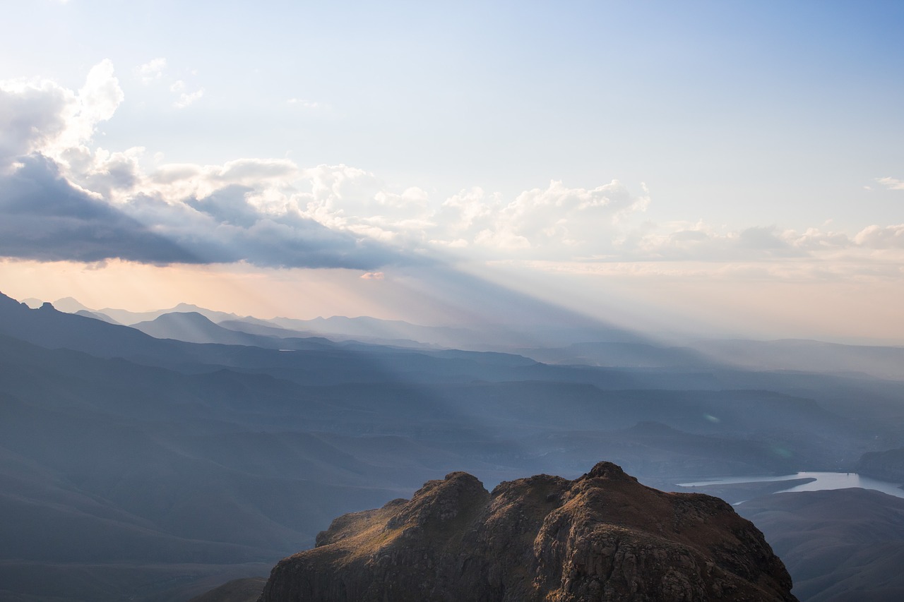 Drakensberg,  Kalnai,  Kraštovaizdis,  Pobūdį,  Pietų Afrika,  Canyon,  Drakensberg Kalnai,  Kalnų,  Dangus,  Saulėlydžio