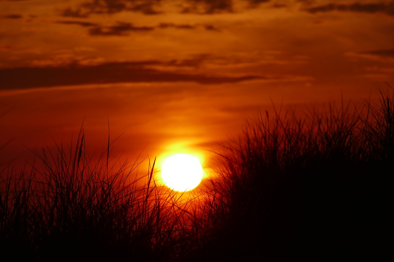 Dramatiškas,  Saulėlydžio,  Dune,  Jūra,  Vaizdingas,  Abendstimmung, Nemokamos Nuotraukos,  Nemokama Licenzija