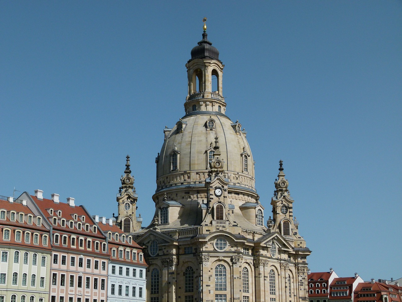 Drezdenas, Frauenkirche, Bažnyčia, Saksonija, Nemokamos Nuotraukos,  Nemokama Licenzija