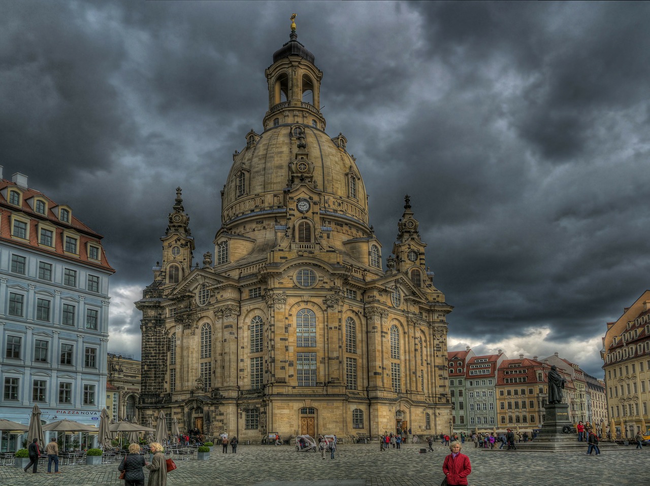 Drezdenas, Frauenkirche, Bažnyčia, Saksonija, Miestas, Vokietija, Senamiestis, Frauenkirche Dresden, Pastatas, Bokštas