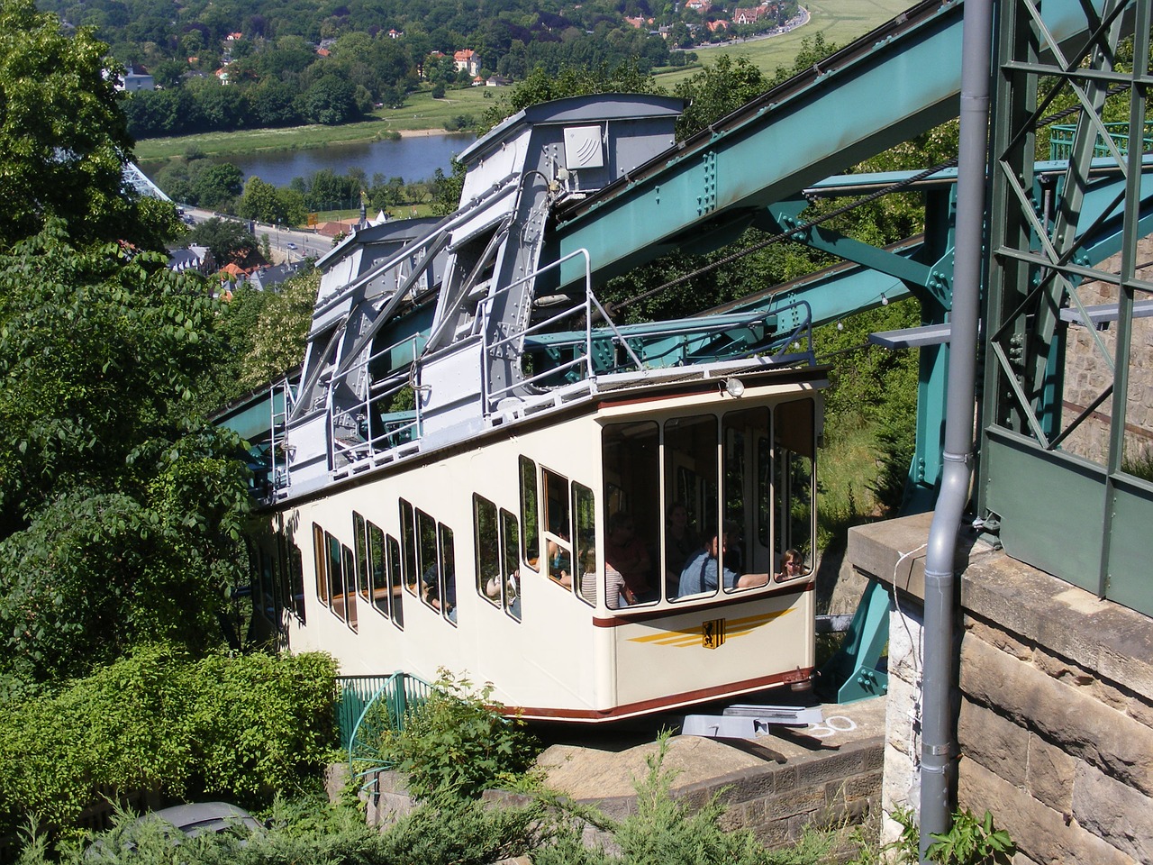 Drezdenas, Schwebebahn, Dresden Loschwitz, Ilgas Eugenas, Nemokamos Nuotraukos,  Nemokama Licenzija