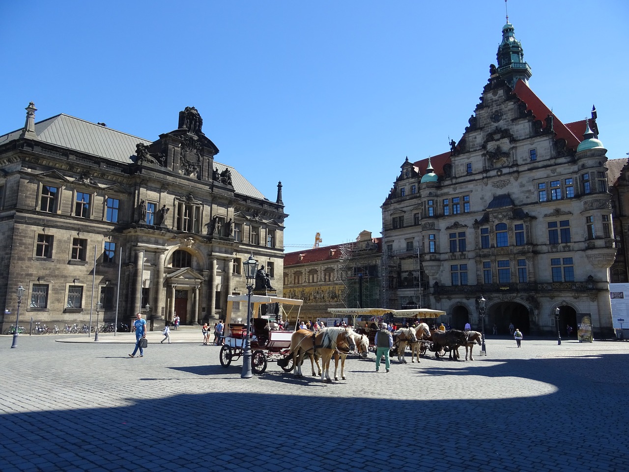 Drezdenas, Statula, Vokietija, Elbe, Staudegarten, Zwinger, Frauenkirche, Albertinum, Europa, Nemokamos Nuotraukos