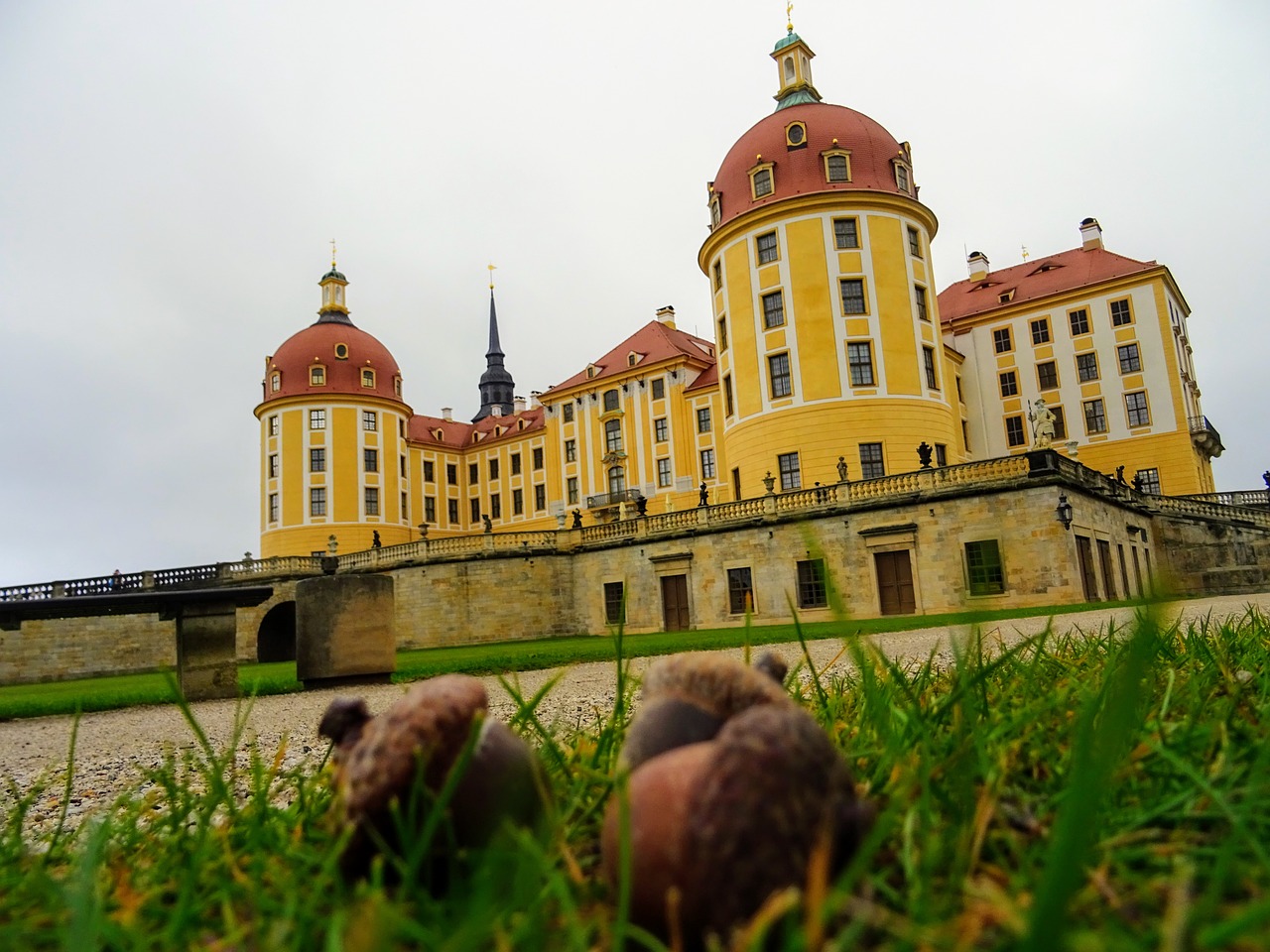 Drezdenas, Moritzburgas, Pelenė, Vokietija, Kelionė, Gamta, Kraštovaizdis, Ruduo, Lapai, Turizmas