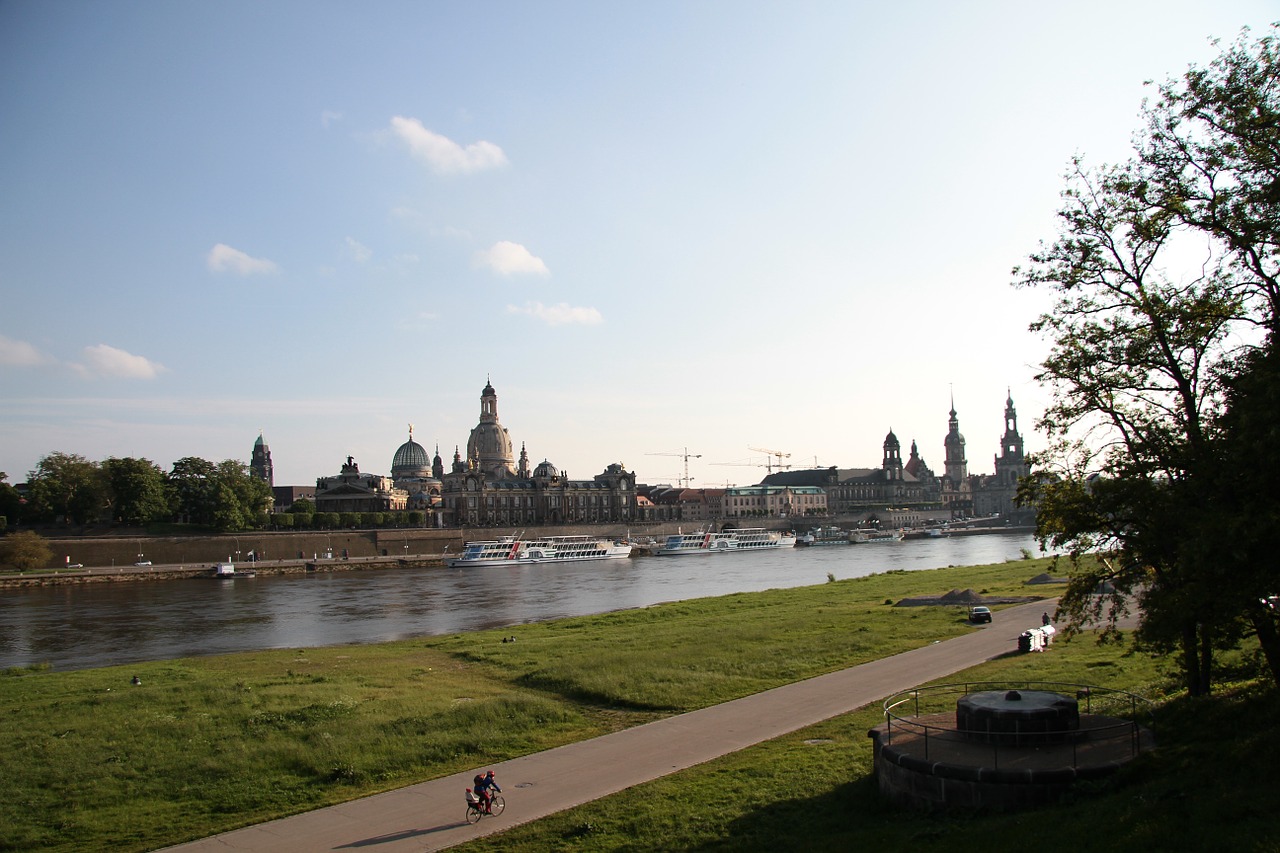 Drezdenas, Miestas, Panorama, Frauenkirche, Semper Opera, Vokietija, Elbe, Nemokamos Nuotraukos,  Nemokama Licenzija