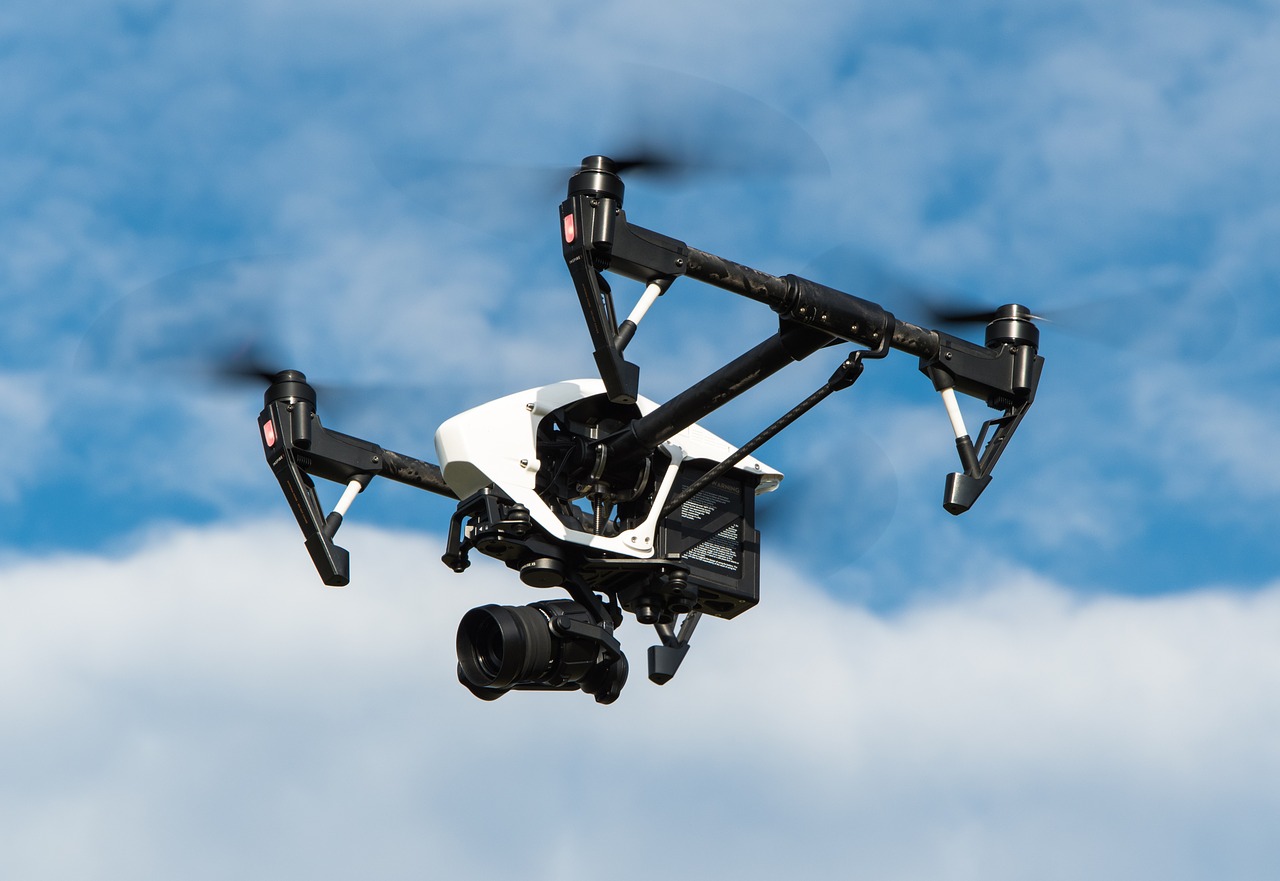 Drone, Multicopter, Dji, Įkvėpti, Oro Vaizdas, Fotoaparatas, Gimbalas, Nemokamos Nuotraukos,  Nemokama Licenzija