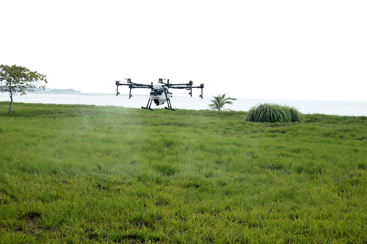 Drone Asperjando, Drone Ūkis, Fumigacija, Purkšti, Auginimas, Žemdirbystė, Kolumbija, Jūros Lygis, Geras Lašas, Nemokamos Nuotraukos