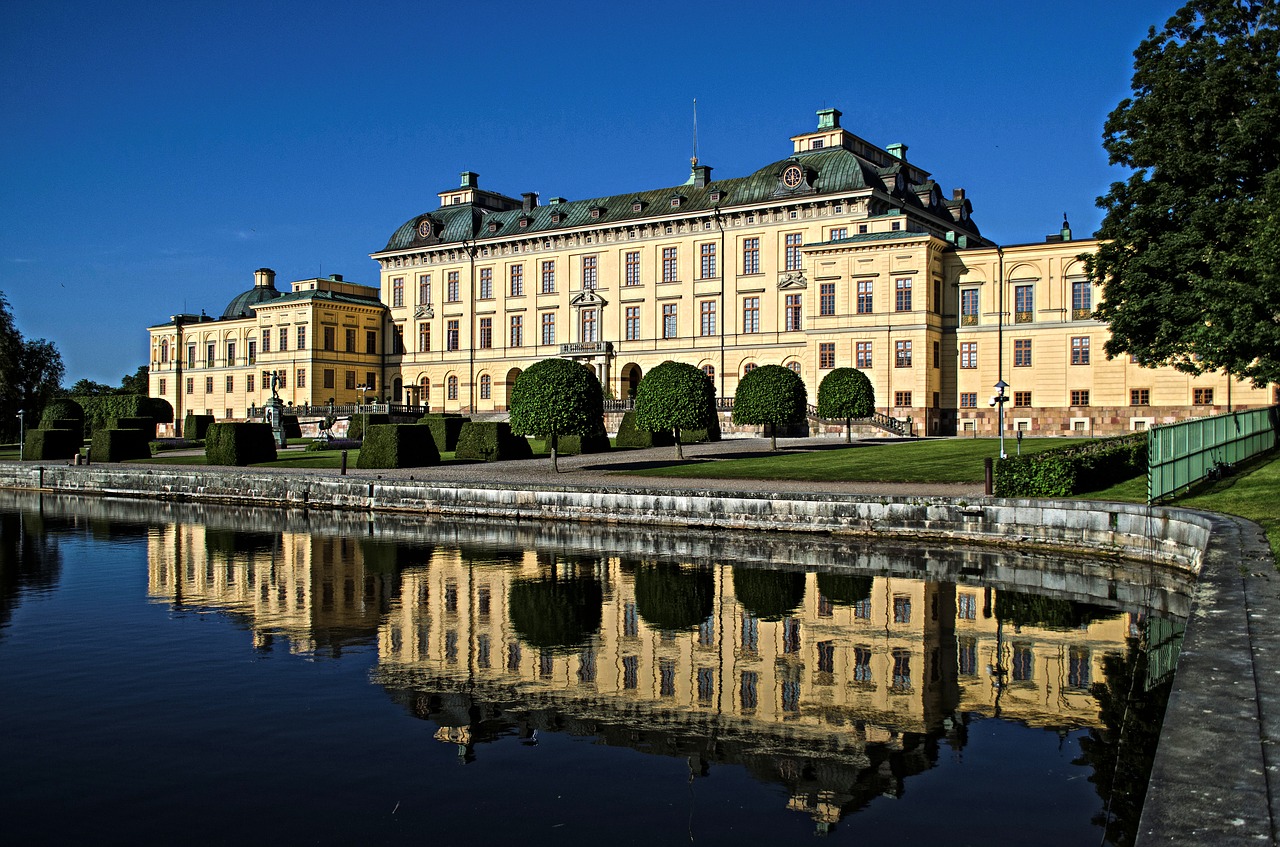Drottningholm Rūmai, Pilis, Karališkoji Rezidencija, Hdr, Nemokamos Nuotraukos,  Nemokama Licenzija
