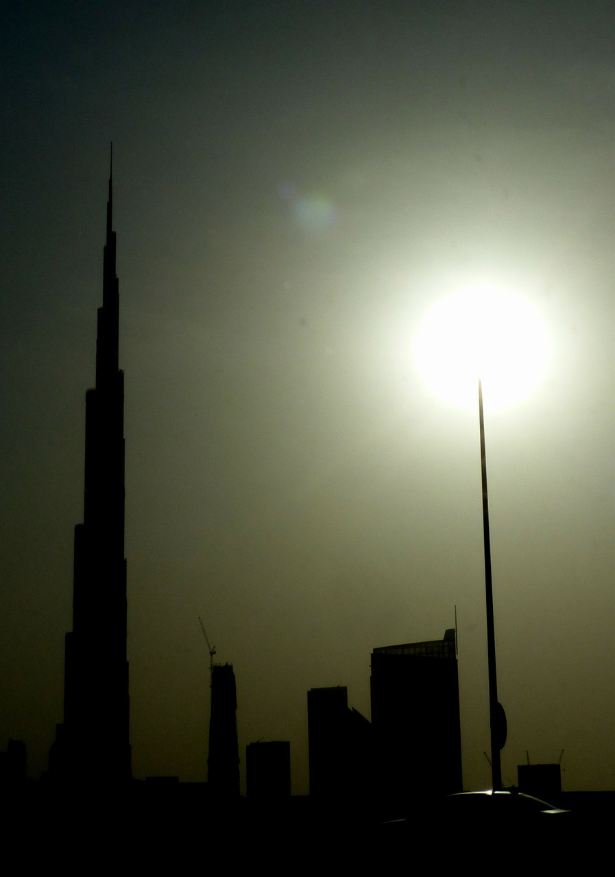 Dubai, Burj Khalifa, Dangoraižis, U E E, Aukščiausias Pastatas, Nemokamos Nuotraukos,  Nemokama Licenzija