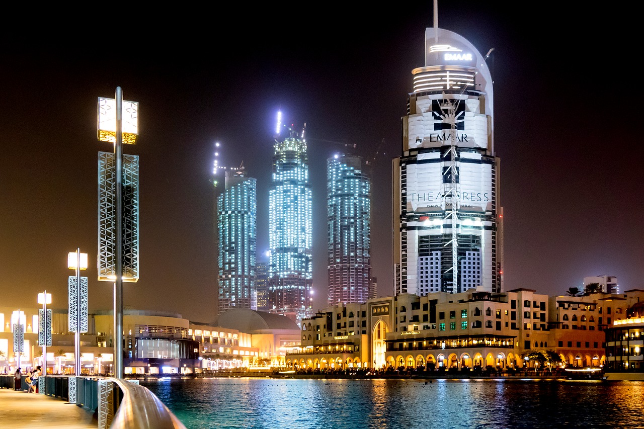 Dubai, Miestas, Dangoraižis, Architektūra, Dangoraižiai, Panorama, Dubajus, Didelis Miestas, Pastatas, Dubai Miestas