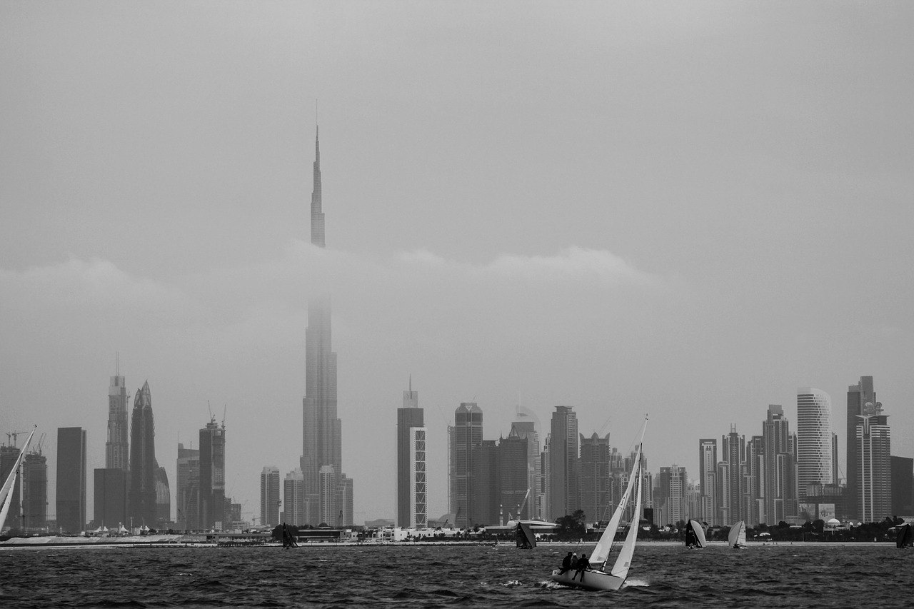 Dubai, Pajūris, Burj Khalifa, Nemokamos Nuotraukos,  Nemokama Licenzija
