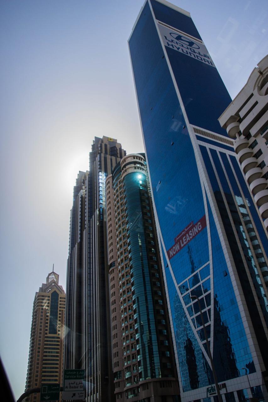 Dubai, Dangoraižis, Dangoraižiai, Panorama, Didelis Miestas, Langas, Stiklas, Fasadas, Nemokamos Nuotraukos,  Nemokama Licenzija
