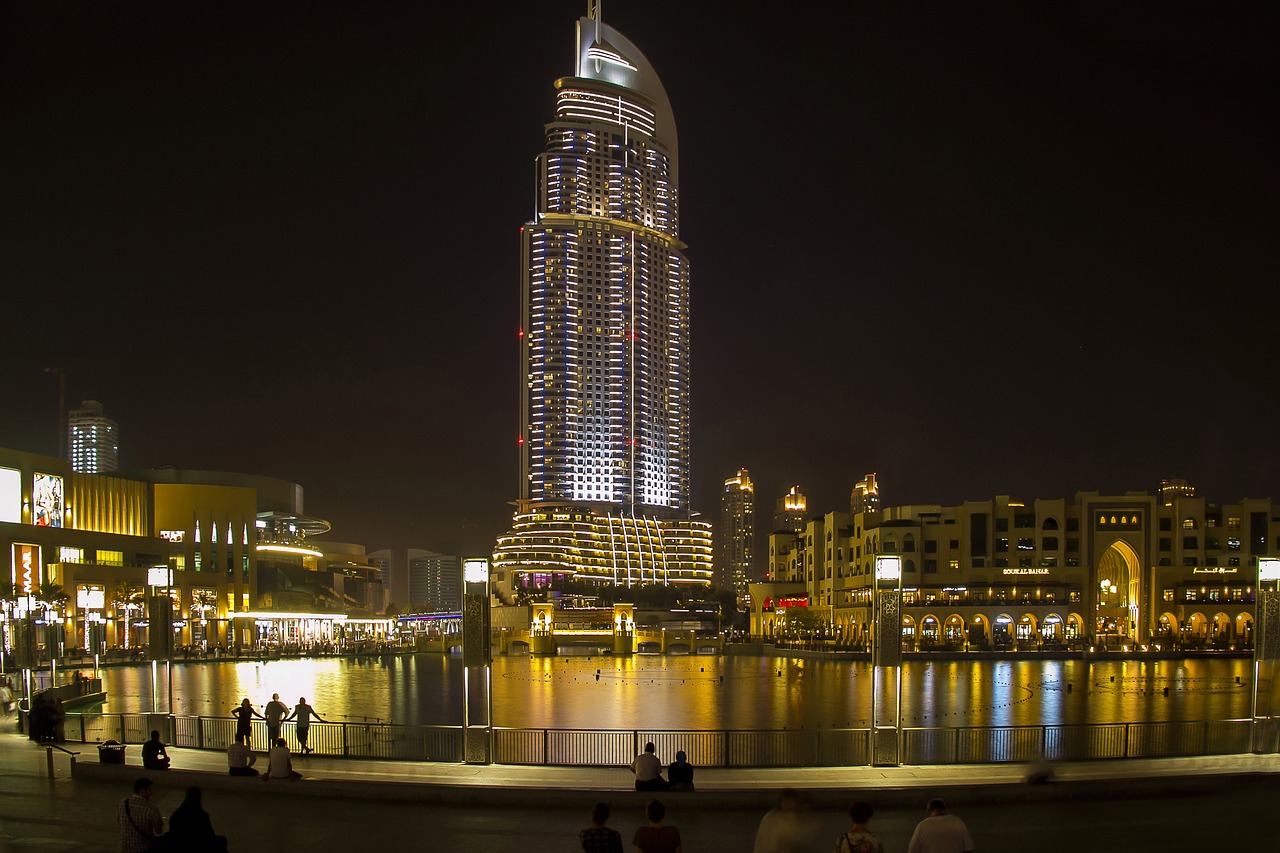 Dubai 5, Naktis, Pastatas, Architektūra, Nemokamos Nuotraukos,  Nemokama Licenzija