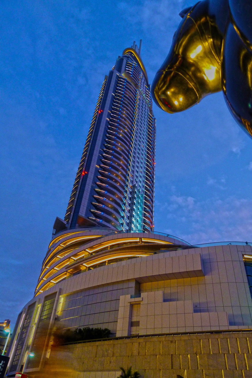 Dubai, Dangoraižis, Miestas, Fontanas, Nemokamos Nuotraukos,  Nemokama Licenzija