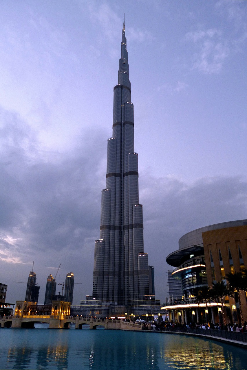 Dubai, Burj Khalifa, Miestas, Fontanas, Nemokamos Nuotraukos,  Nemokama Licenzija