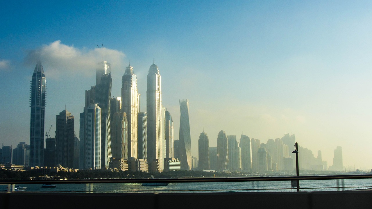 Dubai, Panorama, Dangoraižis, Dangoraižiai, Miestas, U E E, Architektūra, Uae, Dubajus, Nemokamos Nuotraukos