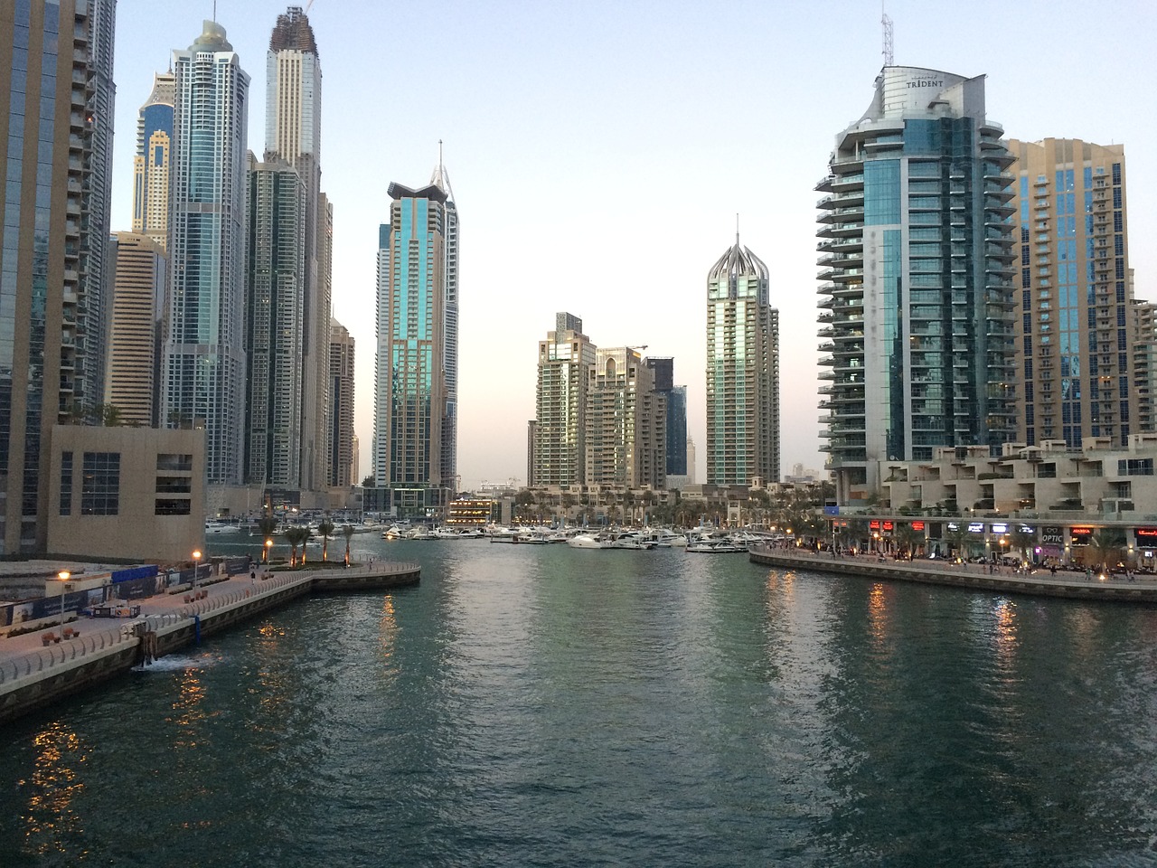 Dubai,  Dangoraižis,  Vanduo,  Emiratai,  Kelionė,  Įlanka,  Vakare, Nemokamos Nuotraukos,  Nemokama Licenzija