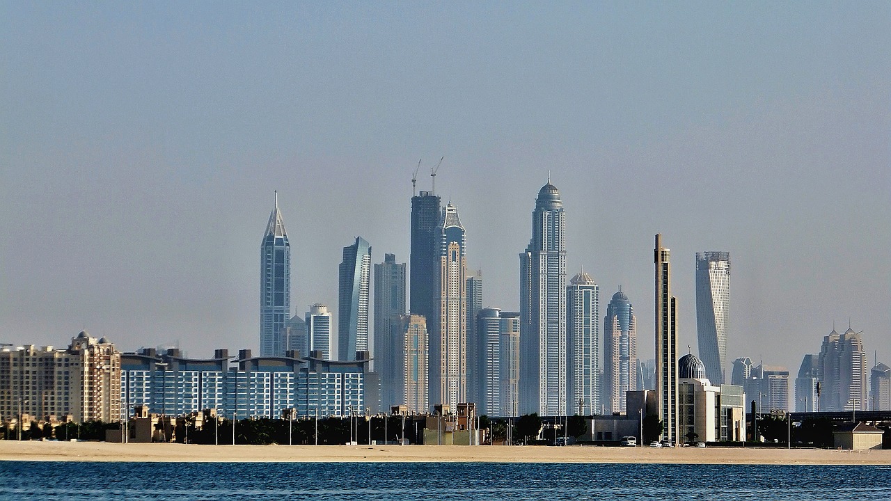 Dubai, Panorama, Dangoraižiai, Nemokamos Nuotraukos,  Nemokama Licenzija