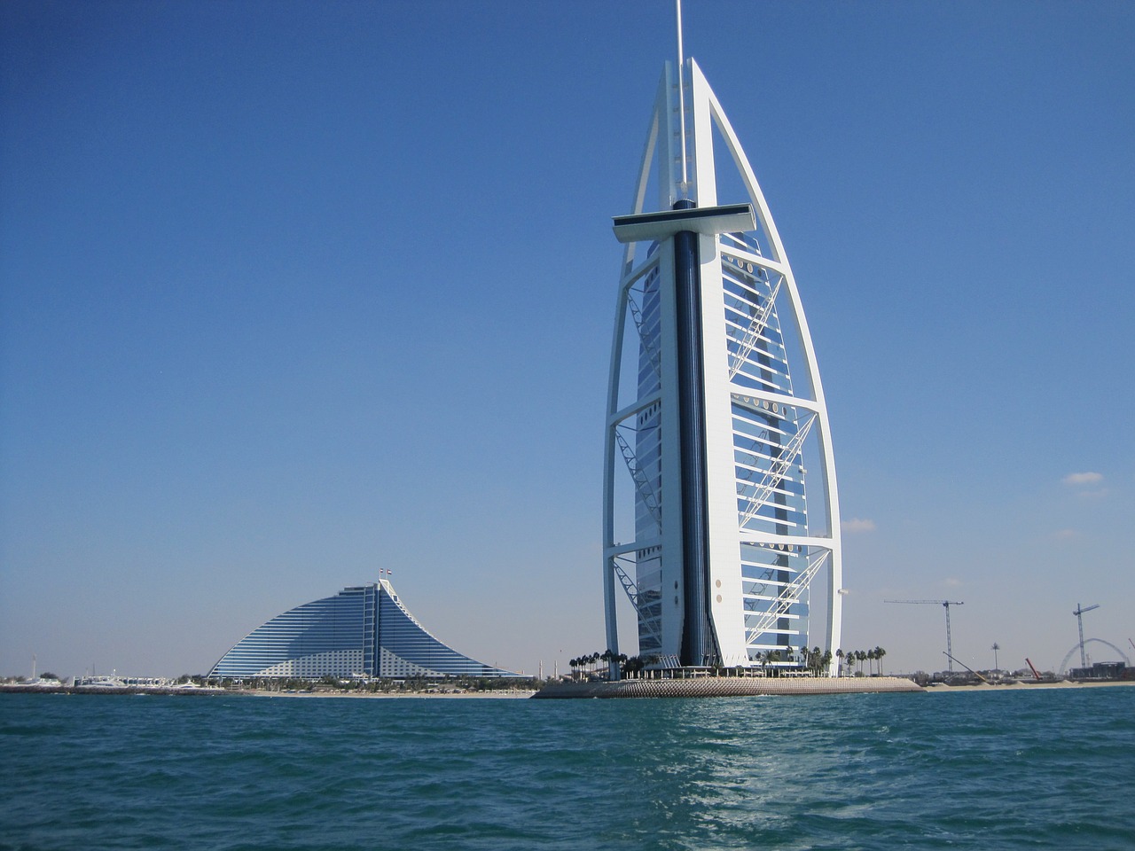 Dubai, Burj, Pastatas, Miestas, Architektūra, Bokštas, Dangoraižiai, U E E, Viešbutis, Jumeirah Beach