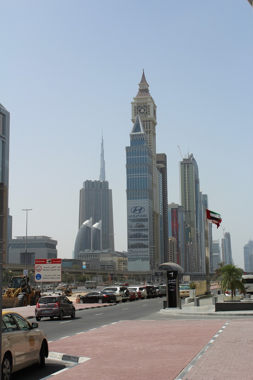 Dubai, Dangoraižis, Burj Khalifa, Dangus, Nemokamos Nuotraukos,  Nemokama Licenzija