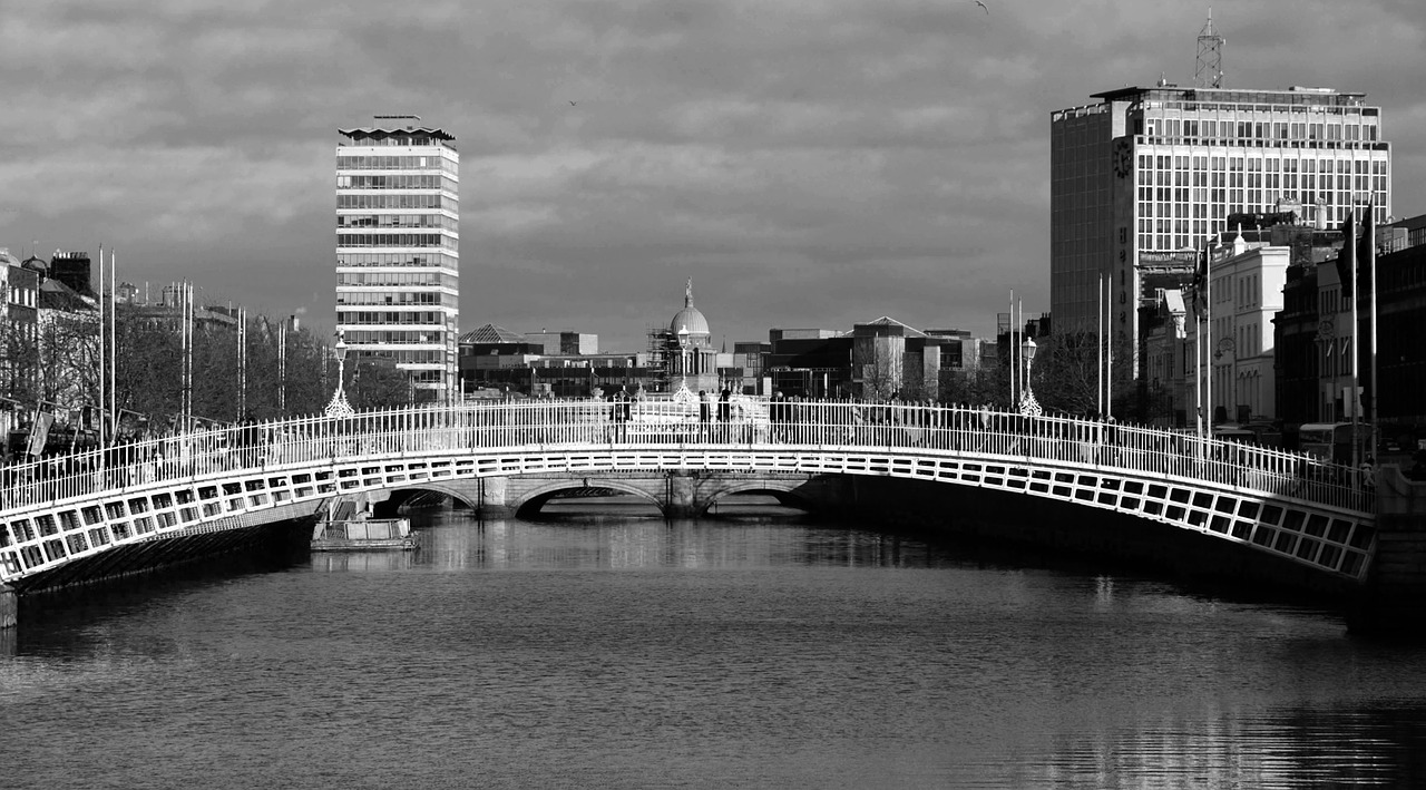 Dublin, Hapenny Tiltas, Dublino Miestas, Nemokamos Nuotraukos,  Nemokama Licenzija