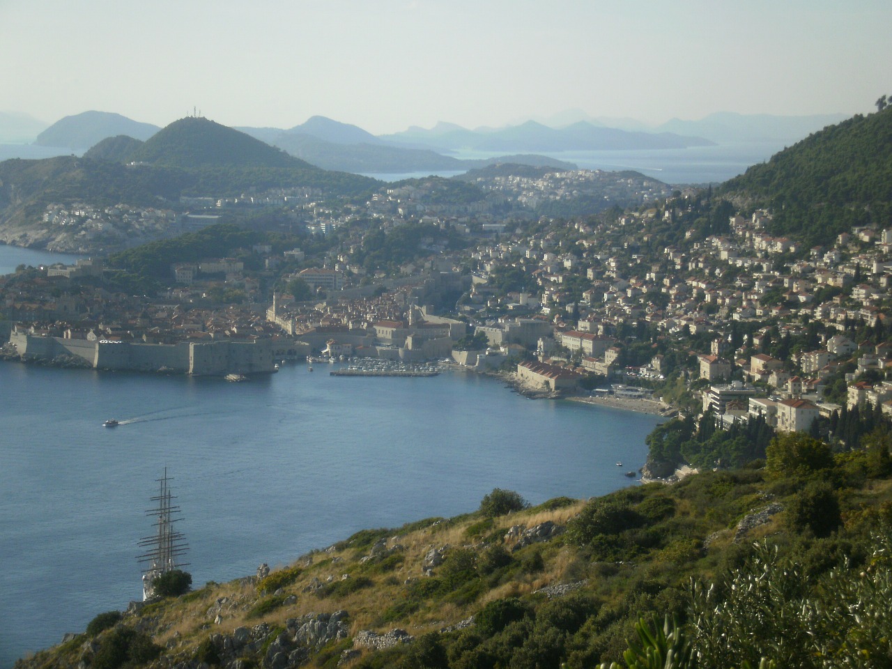 Dubrovnik, Kroatija, Architektūra, Panorama, Miestas, Miesto Panorama, Pastatas, Vaizdas, Orientyras, Miesto