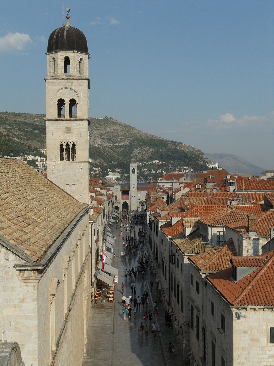 Dubrovnik, Senamiestis, Pagrindinis Kelias, Bokštas, Kroatija, Nemokamos Nuotraukos,  Nemokama Licenzija