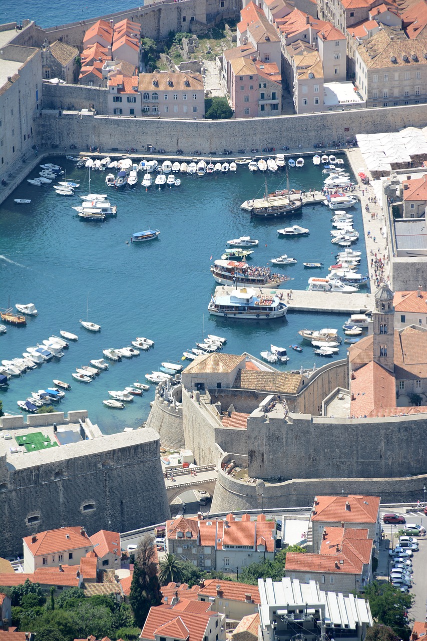 Dubrovnik, Kelionė, Viduržemio Jūros, Dalmatija, Adrijos Regionas, Akmuo, Istorinis, Vasara, Pastatas, Uostas