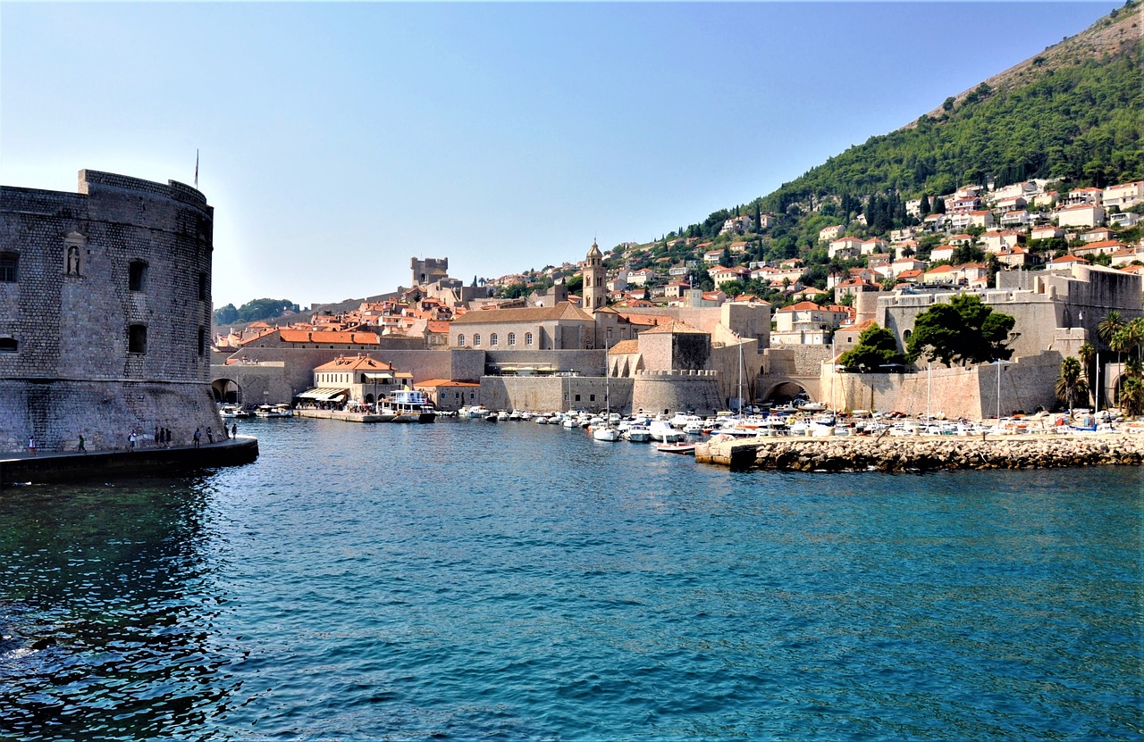 Dubrovnik, Uostas, Kroatija, Miestas, Architektūra, Jūra, Kelionė, Vandens Telkinys, Nemokamos Nuotraukos,  Nemokama Licenzija