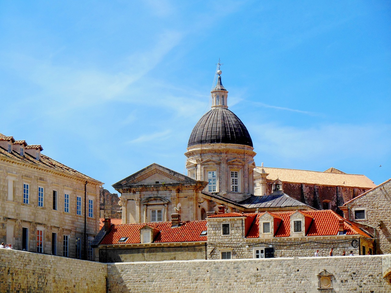 Dubrovnik,  Kroatija,  Senamiestis,  Katedra,  Sienos,  Architektūra,  Kelionė,  Metai,  Statyba,  Miestas