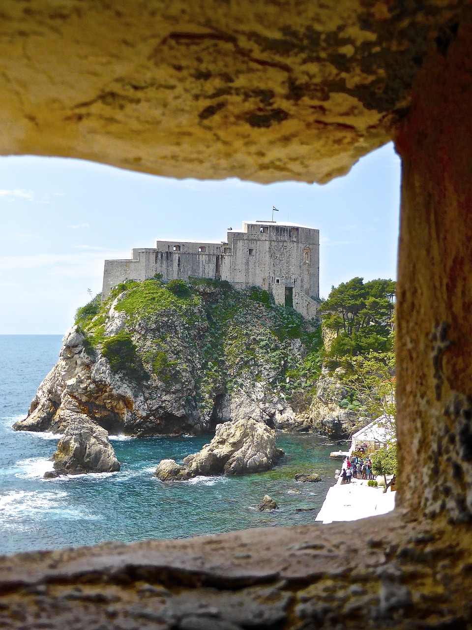 Dubrovnik, Fortifikacija, Gynyba, Pakrantė, Pilis, Viduržemio Jūros, Istorinis, Paveldas, Tvirtovė, Kroatija
